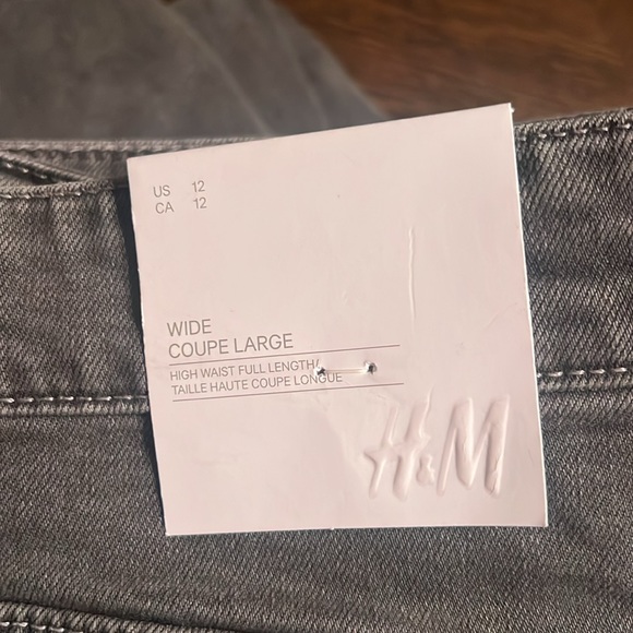 Wide Leg Flare H&M grey size 12 - Picture 4 of 4